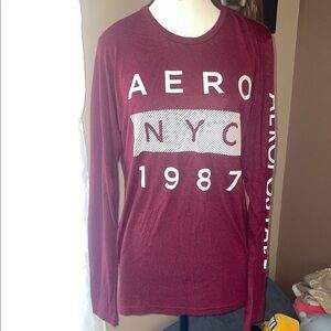 Aeropostale Maroon Tee